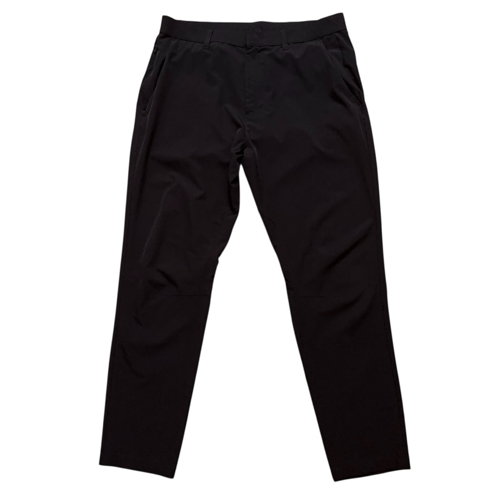 Fabletics The Only Pants Mens 35x32 (Fits 35x30) Slim Fit Performance Black